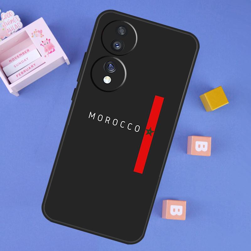 Maroc Morocco Flag Case For Honor X9d X9a X9b X9c X8b X8c Win RT 200 400 Pro 70 90 Magic 7 Lite 5 6 8 Pro Cover