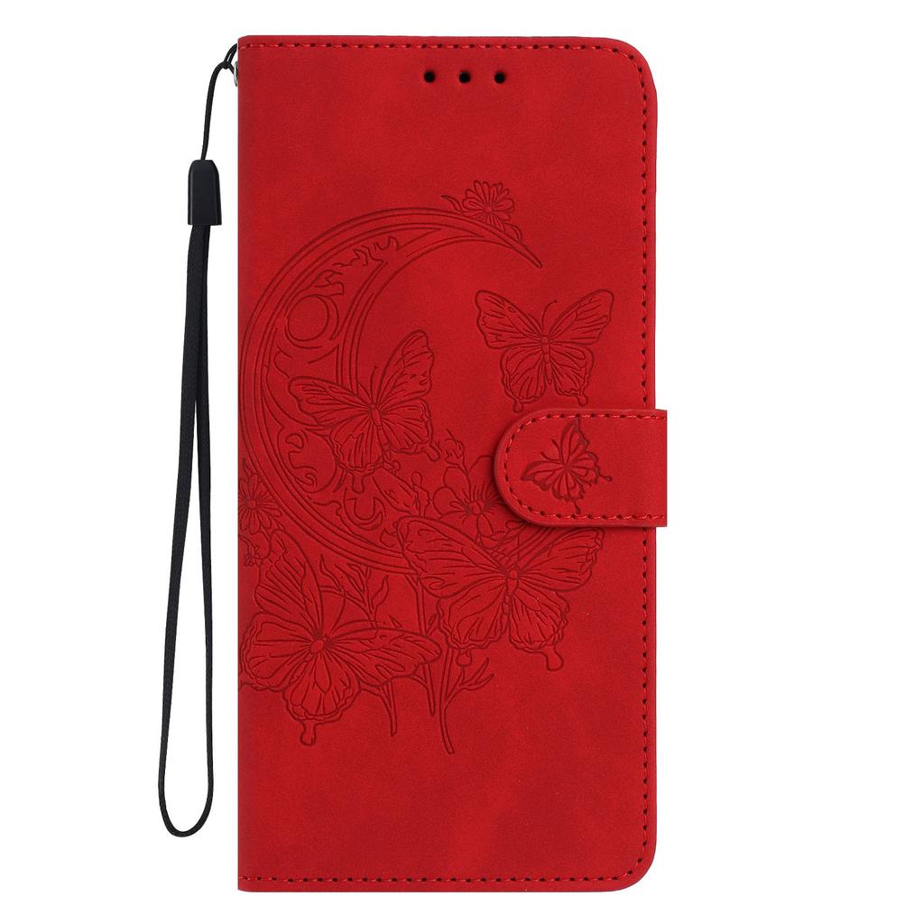 Applicable to Google 11 PRO XL Frosted Butterfly Embossed Leather Case Pixel 10A Card Wallet Flip