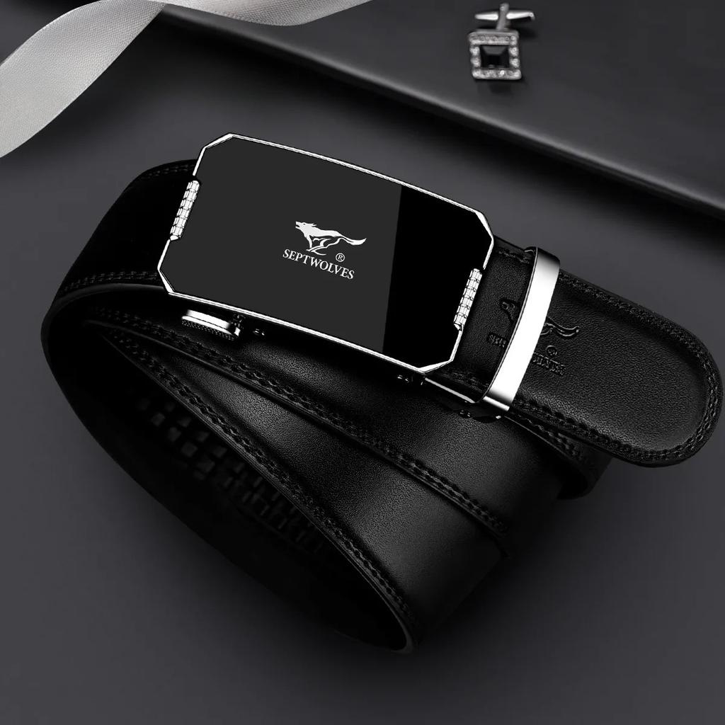 Belts for Men's Business Automatic Buckle Belts Versatile Belts for Holiday Gifts Trousers