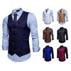 2021 Men's Double-Breasted Formal Vest Waistcoat