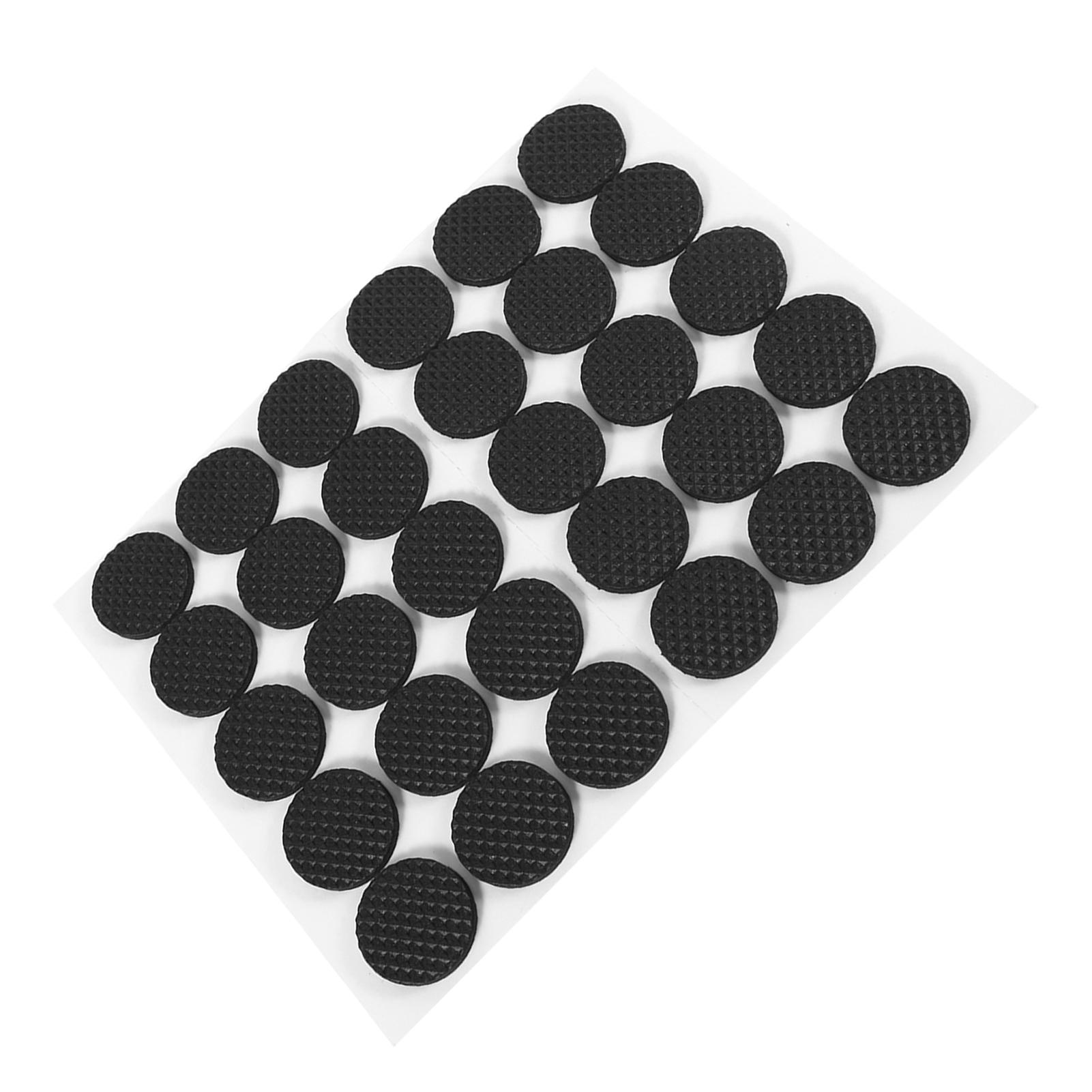

30Pcs Black NOn slip Self Adhesive Floor Protectors Furniture Sofa Table Chair Rubber Feet Pad