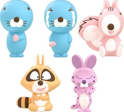 Bonobono Kabelová Maskotka PVC Malovaná Hotová Vyměnitelná Maskotka Krabička po 6 [Výměnná] Bez měřítka