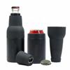 New 2 In 1 Beer Can Holder Vacuum Insulated Double Walled 304 Stainless Steel Beer Bottle Holder with Opener Beer Cooler 12oz