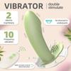Klitsjokk Orgasme Vibrator Dildo Kvinnelig Sexleketøy Vaginal Stimulator Par Bærbar Vibrator G-punkt Voksen Onani