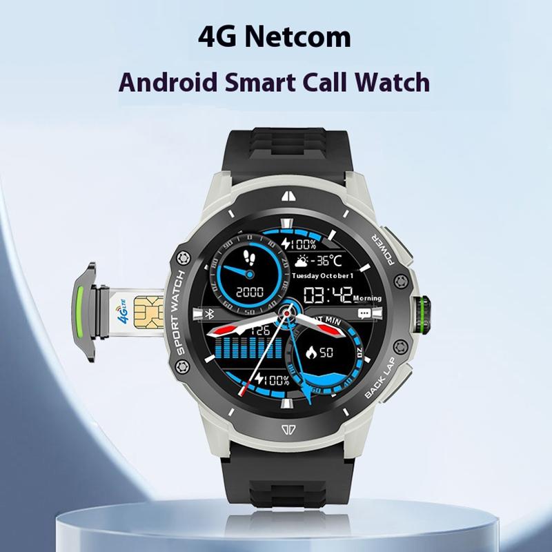SCIONE Smart Touch Screen Watch Full Netcom 5G Card HD Color Screen Bluetooth Call Smart Watch