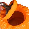 Halloween Pumpkin Candy Bowl Resin Melting Skull Serving Bowl with Lid Candy Jar for Halloween Party Table Decor