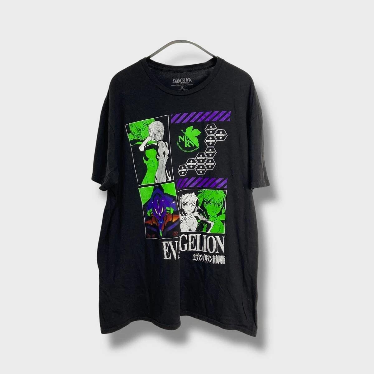Neon Genesis Evangelion T-Shirt XL Rei Asuka Unit 01 Anime Graphic Tee S