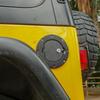 Black Fuel Filler Gas Cap Door Tank Cover Accessories For Jeep Wrangler TJ 97-06