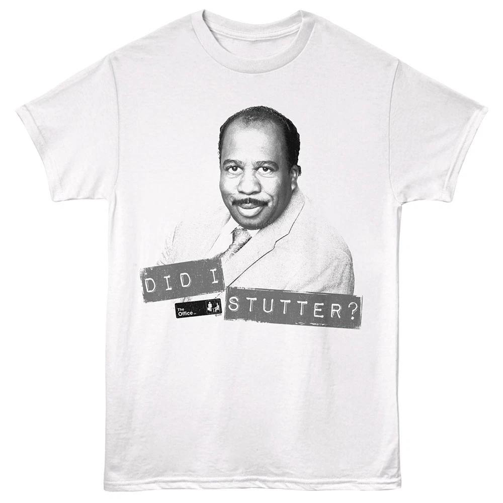 

The Office TV Show Stanley Hudson Did I Stutter Quote Men s T shirt S