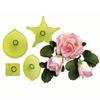Set of Sugar Paste Molds Large Rose with Leaves