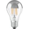 OSRAM Ampoule LED Standard clair filament argentée 4W=35 E27 chaud