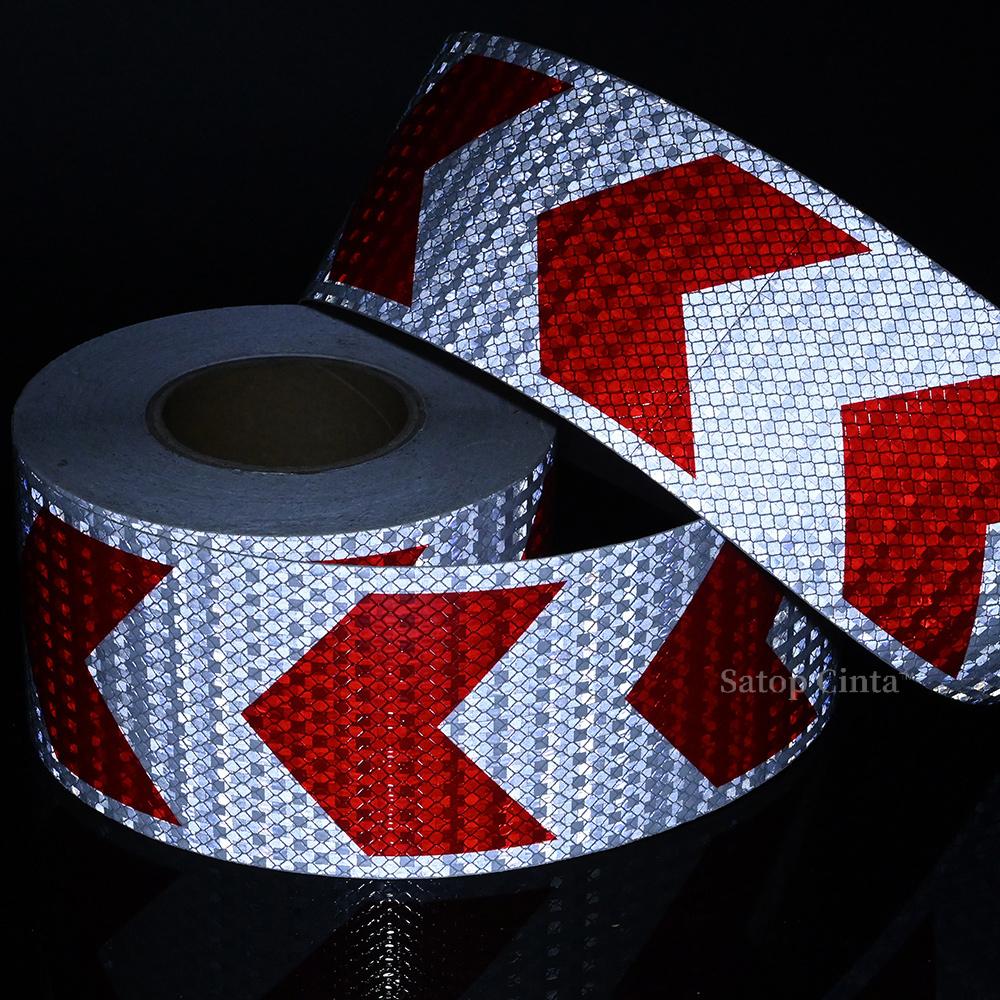 10CMX10M Høylys PVC Reflekstape Sikkerhetsvarsel Reflektor For Ting Vanntett Selvklebende Veiledningsskilt Refleksklistremerker
