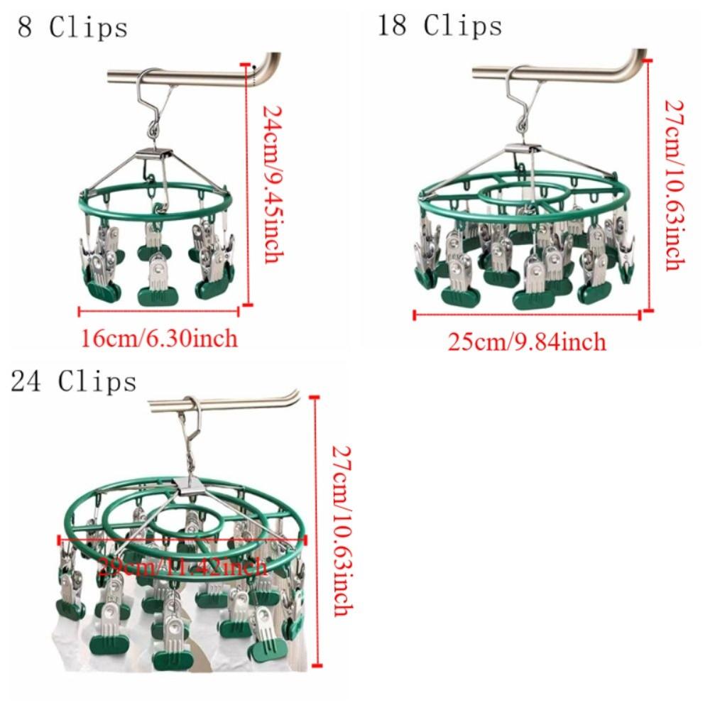8/18/24 Clips Underwear Socks Holder Rust-Resistant Laundry Clip  Drying Application
