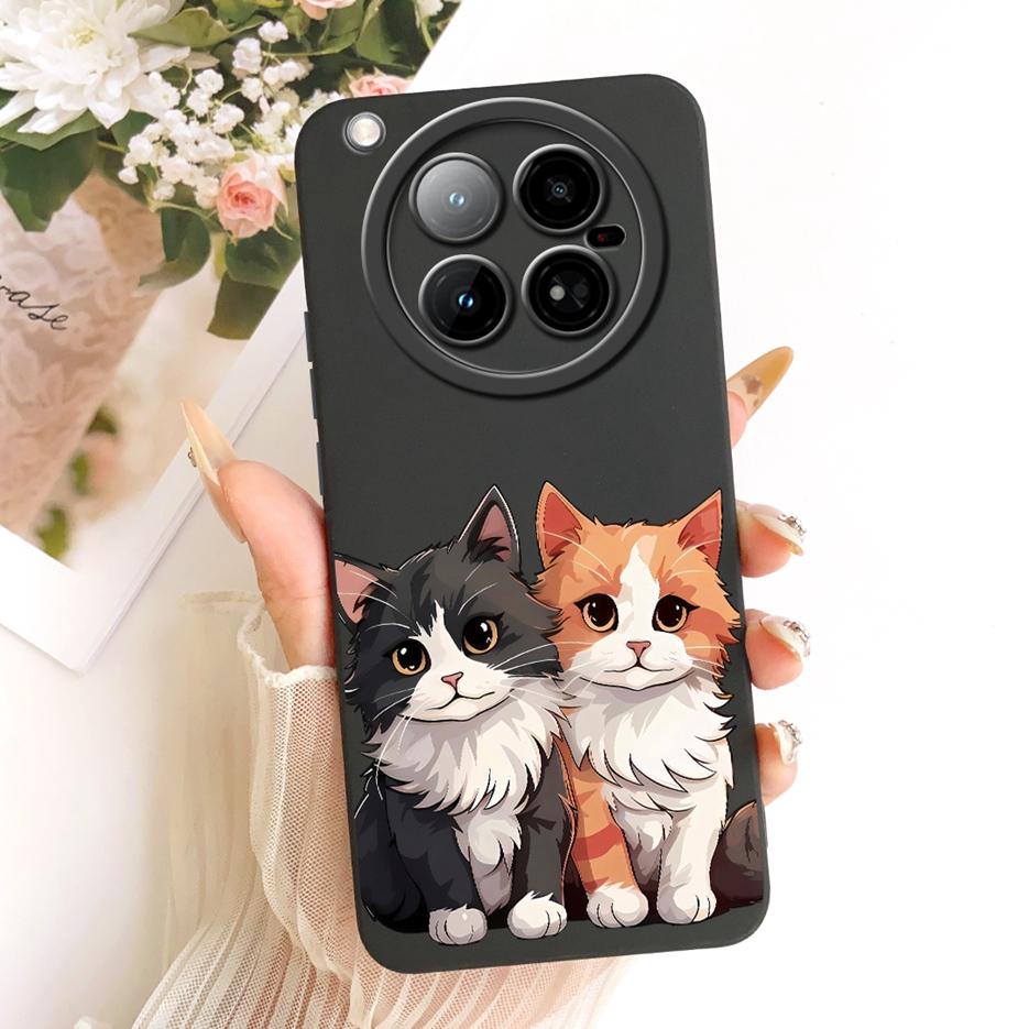 For Infinix Zero 40 4G Case X6860 Cute Cat Duck Cartoon Cover Soft TPU Matte Phone Case For Infinix Zero 40 5G X6861 Zero40 Bags