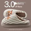 Women's Fleece-Lined Thick-Soled Cotton Slippers - Non-Slip, Warm, Soft-Soled for Autumn/Winter 2025