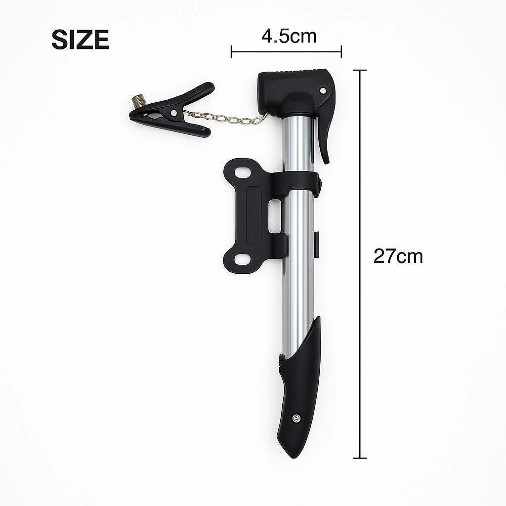 PRO-GRADE Portable High-Pressure Bike Pump