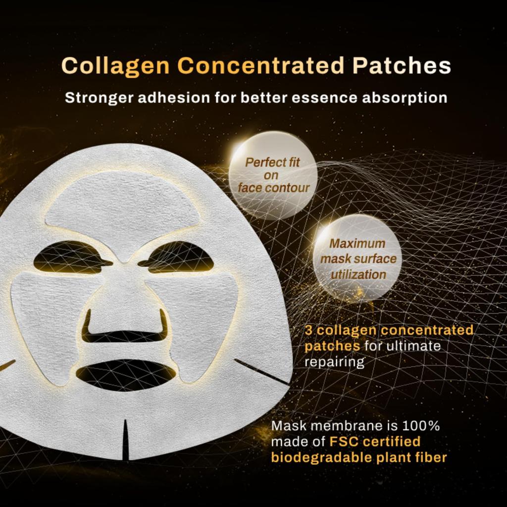 Cocochi Cosme AG Clarifying Concentrate Mask 1g 25mL X 5 Face Packs Individually Wrapped + (Aging Care/Niacinamide/Moisturizing)