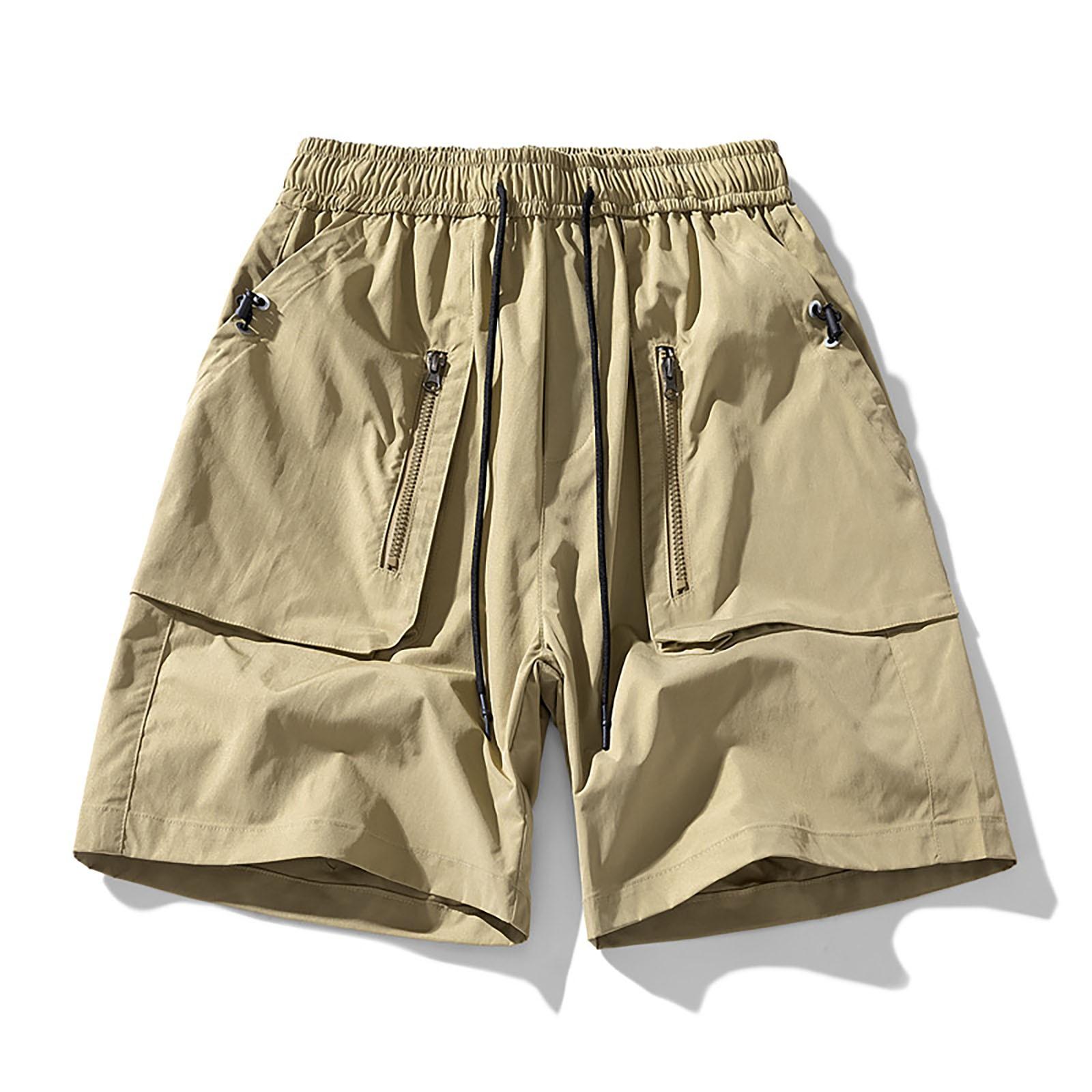 

Летние мужские камуфляжные шорты с цифровым принтом, гибкие эластичные укороченные спортивные шорты XL хаки