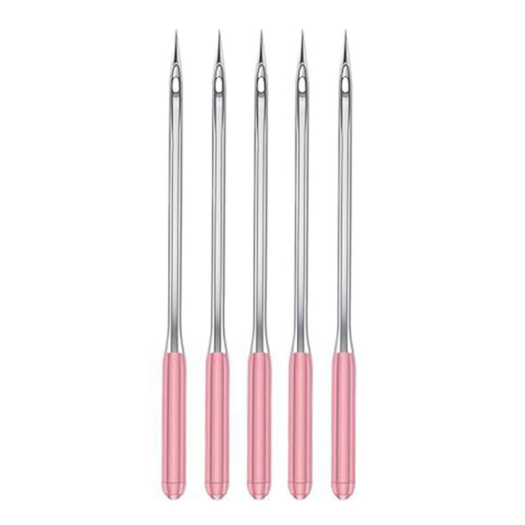 5Pcs Sewing Machine Needle Colorful Stainless Steel Needle Regular Point Machine Needle for Sewing Machine Accessories