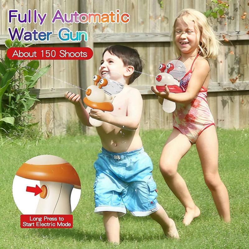 Elektrische Wasserpistole, einzigartige schneckenförmige Wasserspritzpistole, Outdoor-Pool-Wasserschlacht Sommer-Spielzeug Wasserpistole
