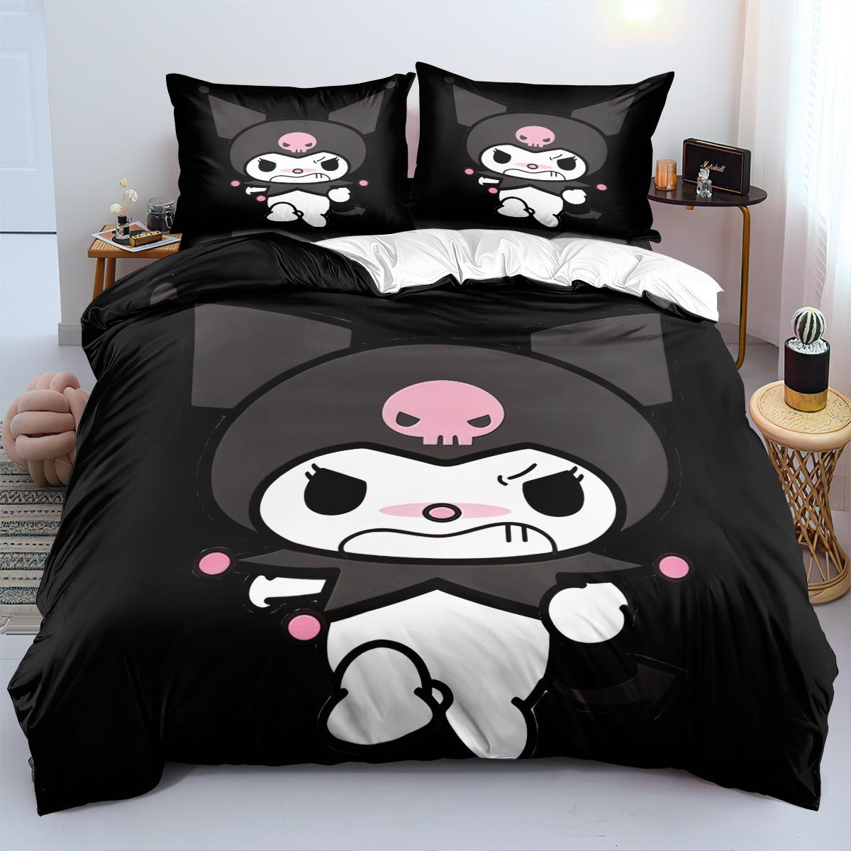 

Детское постельное белье, комплект из трех предметов, 90-120 г, абразивная ткань, 3D цифровая печать 90 * 200