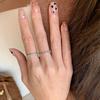 Zirconia Luxurious Minimalist Crown Ring For Women Perfect For Style Everyday
