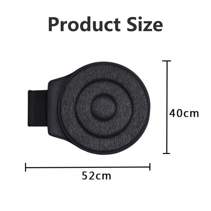 360-Degree Rotating Seat Cushion for Elderly & Pregnant, Ideal for Those with Back or Leg Issues  Non-Slip Car Seat Pad