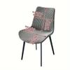 Polar Fleece Curved Chair Covers Elastic Classic Solid Color Removable Seat Cover Soft Chairs Slipcover for Home Hotel Wedding