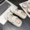Women Mary Jane Flat Shoes Slip-On Casual Shoes Soft Bottom Lightweight Summer New Style Versatile Non Slip Outdoor Casual Shoes