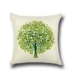 Fashionable Pillows Pastoral Fresh Cartoon Flower Tree Pattern Pillow Creative Home Pillow Case Does Not Include Core
