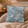 Printing style Cushion Cover Anti-dustmite Pillowcase Invisible zipper silky short plush Sofa cushion cover