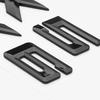 For BMW X1 X2 X3 X4 X5 X6 X7 GT Logo Emblem Rear Trunk Badge 3D ABS Chrome Black Car Sticker Decals Car Styling Accessories