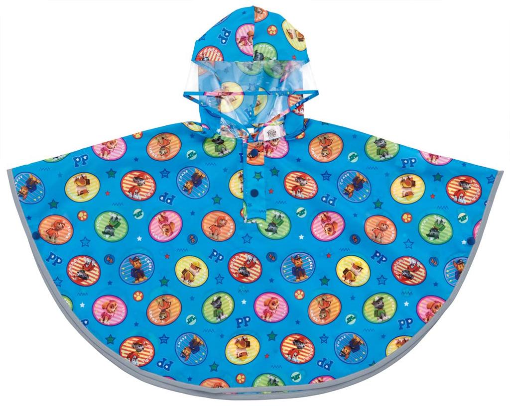 Skater Rain Paw Patrol Suitable for Heights Kids' Poncho, Design, Boys, 80-100cm (RAPO2-A)