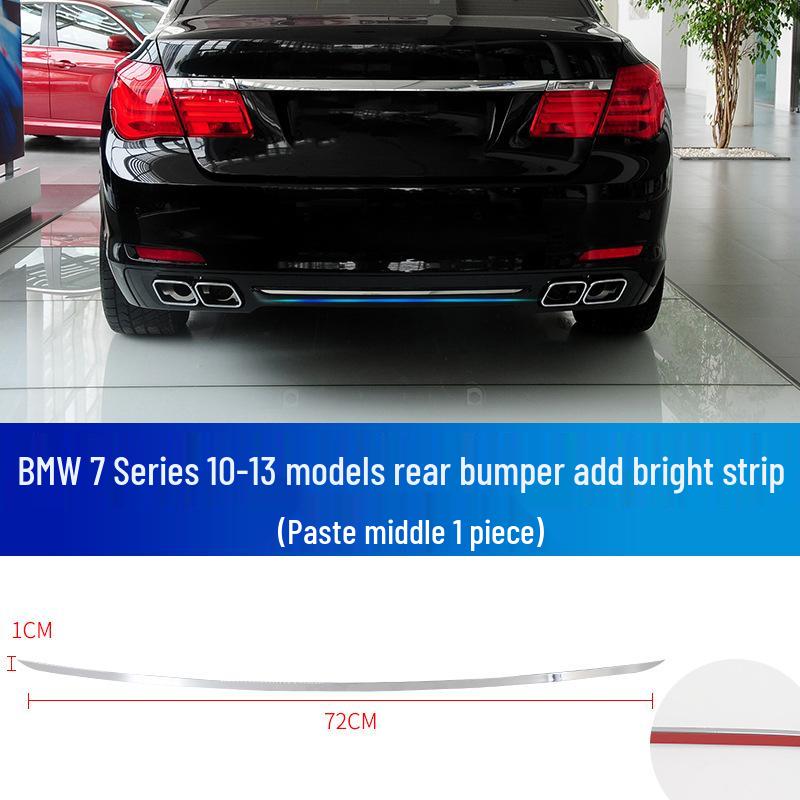 Manshi Electroplated Front Bumper Strip for BMW F02: Fits 730Li, 740Li, 750Li