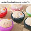 Slow Rebound Hamster Decompression Toys Flocking Stress Toy New Hamster Vent Toy  Adult