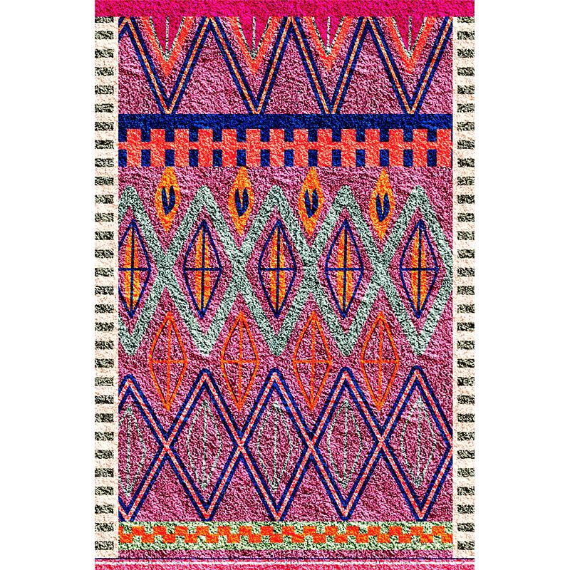 Ethnic Style Rugs for Bedroom Morocco Living Room Decoration Large Area Carpet Soft Fluffy Floor Mat Colorful Plush Bedside Rug