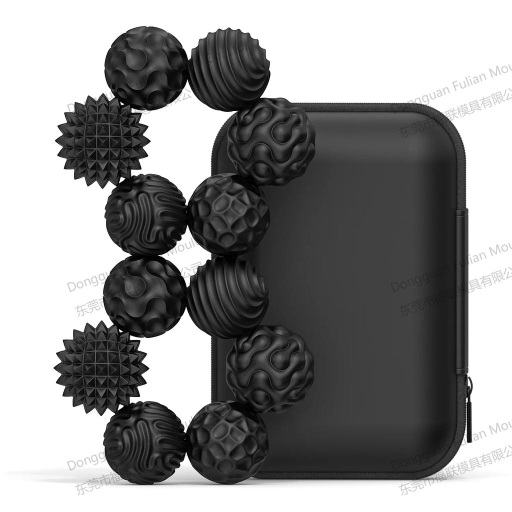 Upgraded Silicone Magneti Balls Fidget Toy Kids Miniature Model Hand Sensory Toy Relax Gadget for Adults and Kid