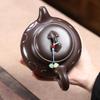 Yixing Zisha Ruyi Chengxiang Handmade Antique Purple Clay Teapot Set