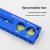 Foldable Multi-Angle Woodworking Lock Hole Positioning and Depth Marking Ruler