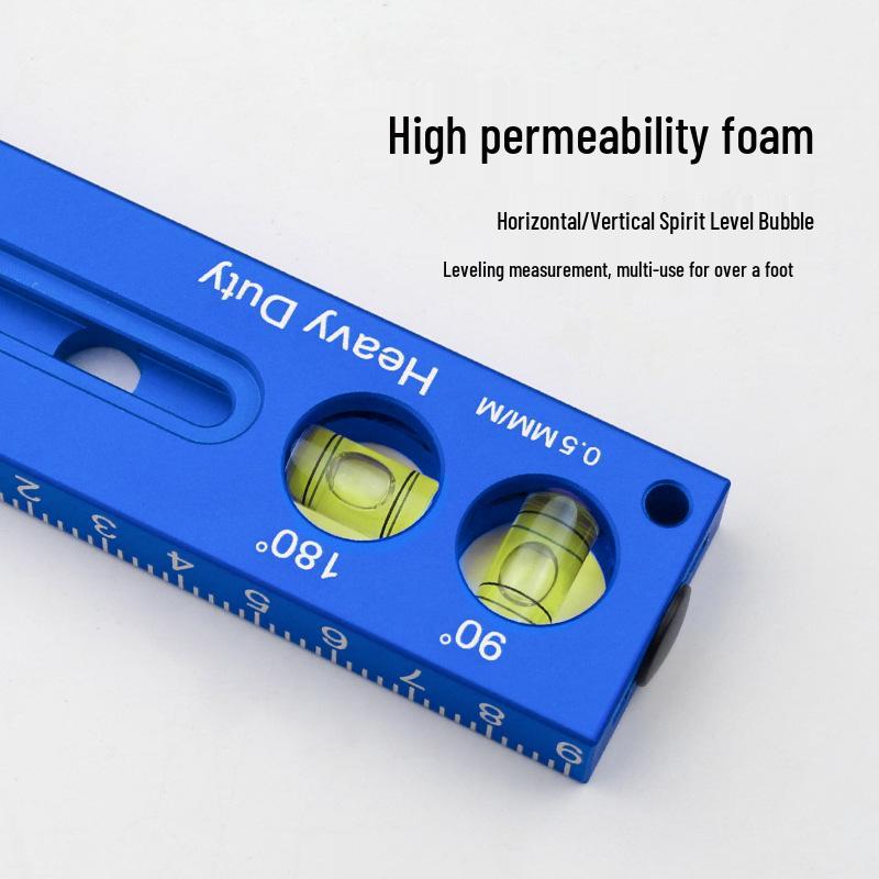 Foldable Multi-Angle Woodworking Lock Hole Positioning and Depth Marking Ruler
