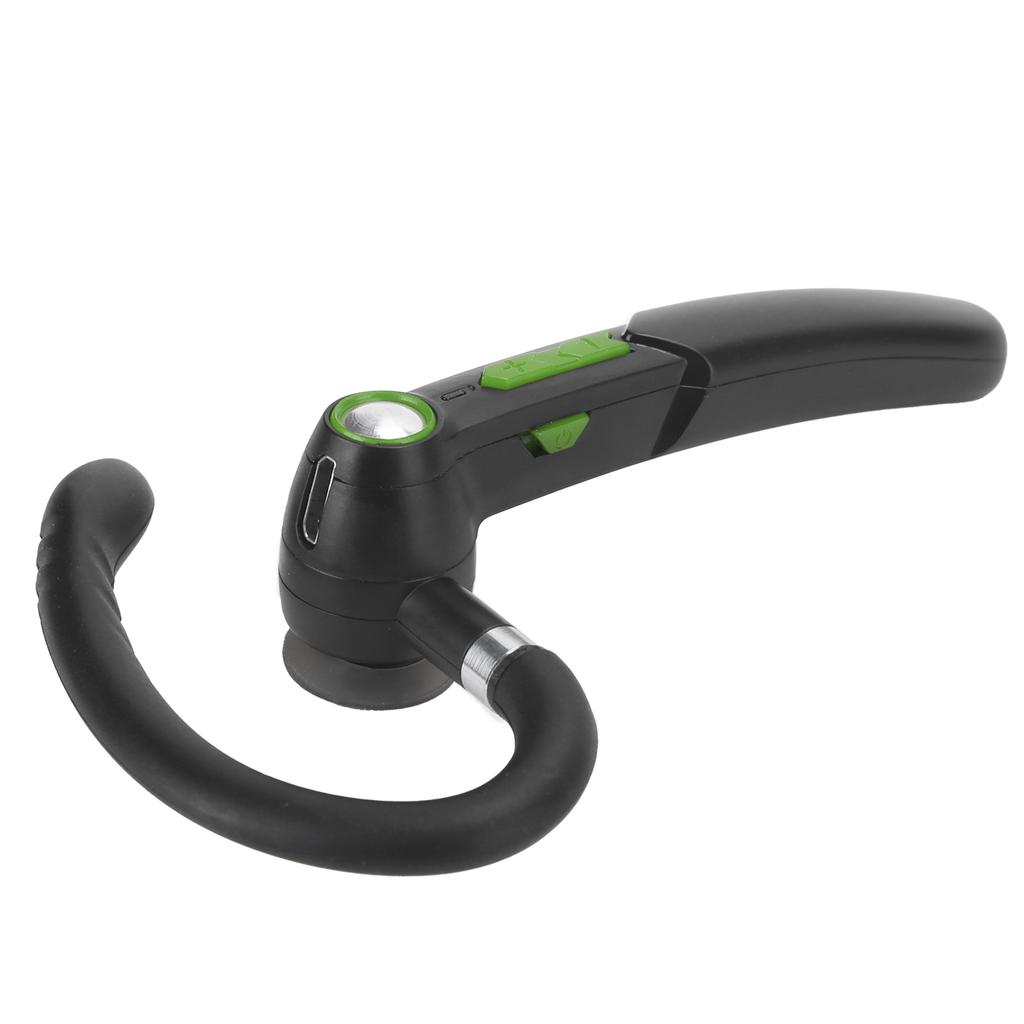Portable Monaural Bluetooth Headset Earphone Headphone Equipment High Compatibilitygreen