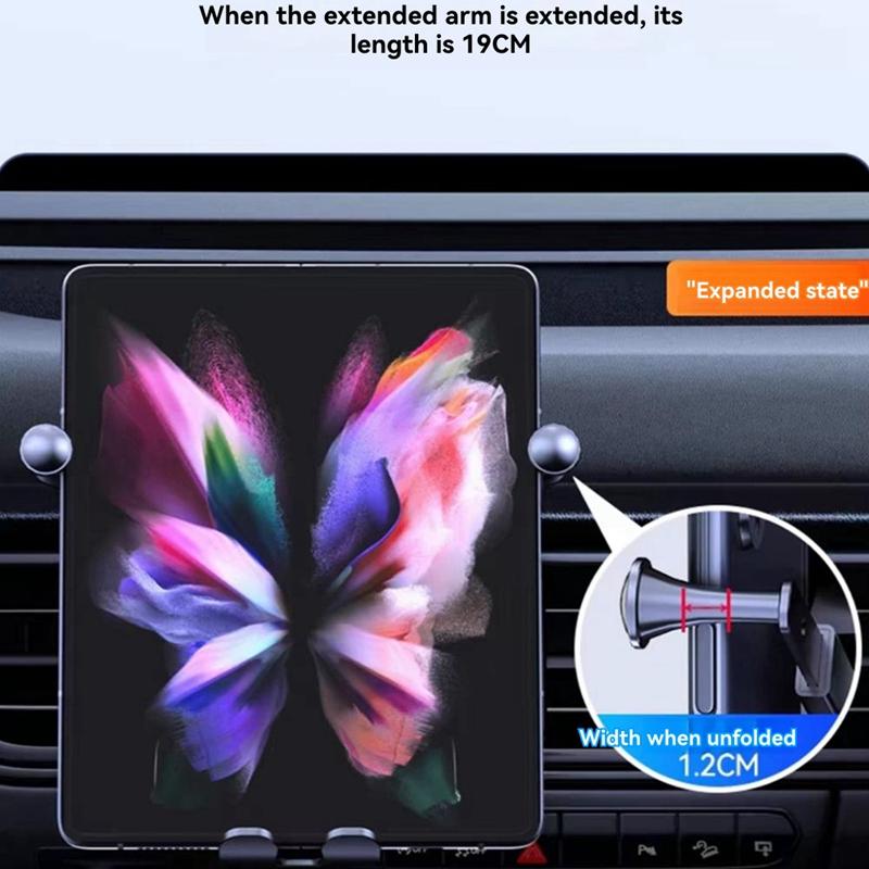 Universal Car Phone Holder for Samsung Galaxy Z Fold/Flip Adjustable Air Vent Mount Stand, for Z Fold 7 6 5 & Flip 7 6 5