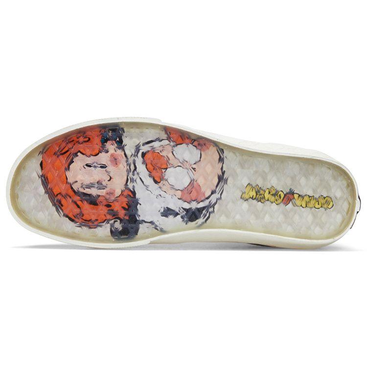 Vans Miro&Wujo X  SK8 Rabbit Year Limited High-Top Skate Shoes Unisex Sneakers Black Orange VN0A4BVTY8J