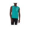 Letter Sleeveless Round Neck Vest Men Tops Blue-Green 2091A743-414