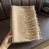 Travel Poncho Warm Cashmere Scarf Women  Luxury Thick Blanket Winter Bufanda Shawl Print New Wraps Pashmina Female Stoles