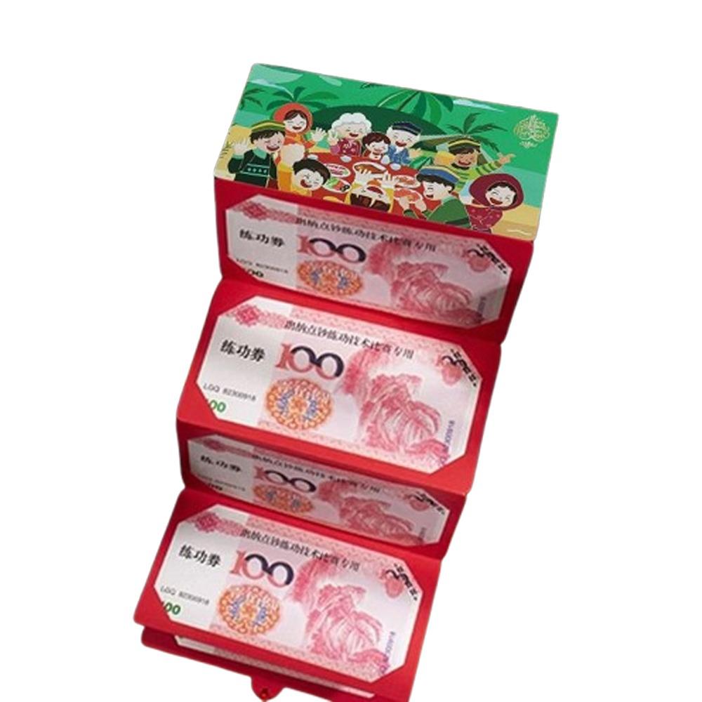 Paper New Year Red Envelopes Bless Words HongBao Folding Red Envelopes Elegant Pattern Eid Mubarak Envelopes Wedding Celebration