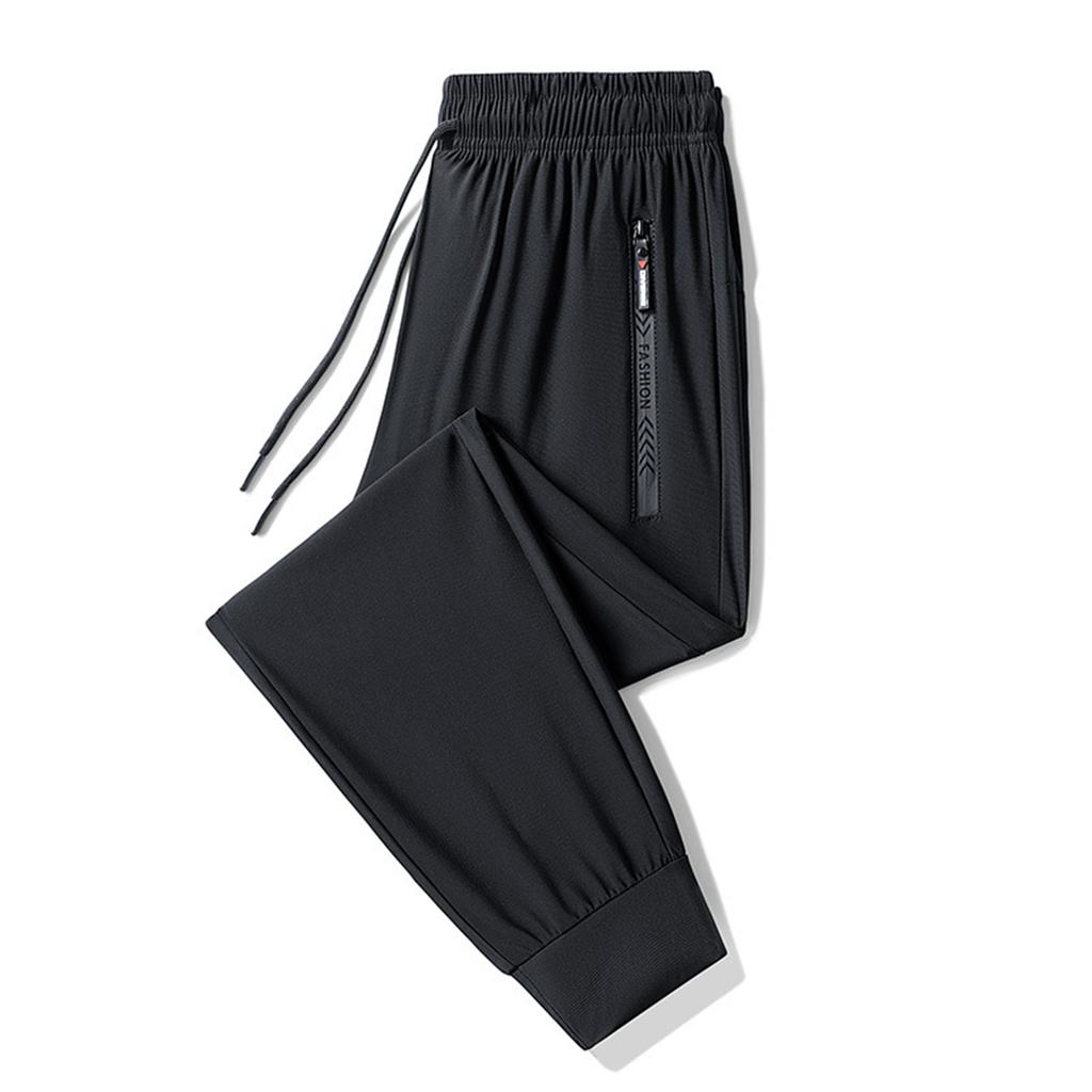 Women's Fashion Loose Casual  High Elastic Ice Silk Quick-drying Pants