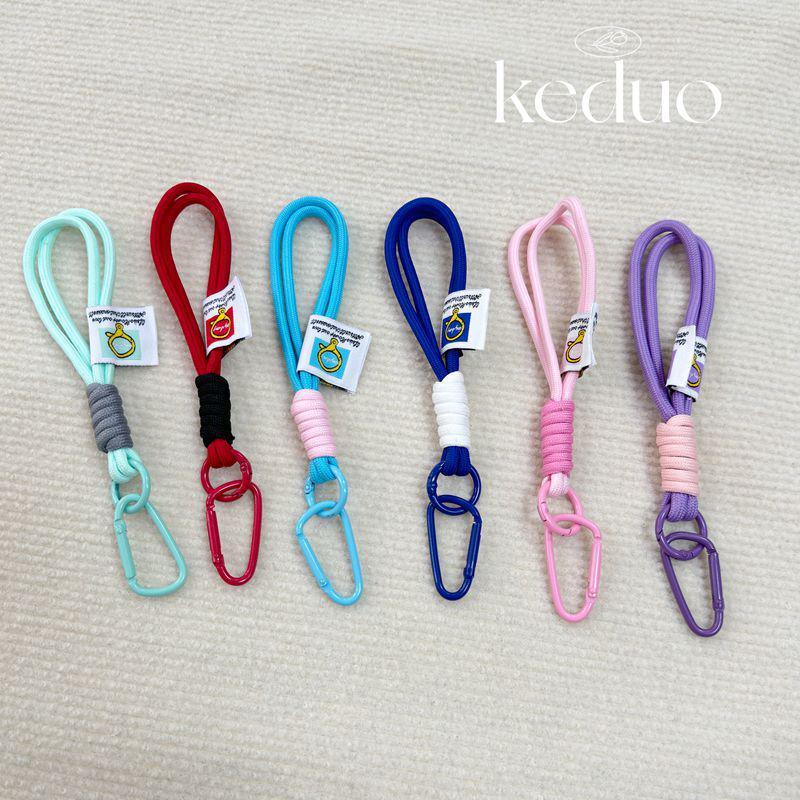 

Нейлоновый плетеный двухслойный шнурок: Телефон, Стакан для воды, Брелок и Зажим для сумки для мужчин и женщин оранжевый