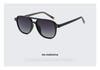 2026 Polarized Double Bridge Sunglasses: Slim Face Effect, Unisex Design, Lightweight Sun Protection