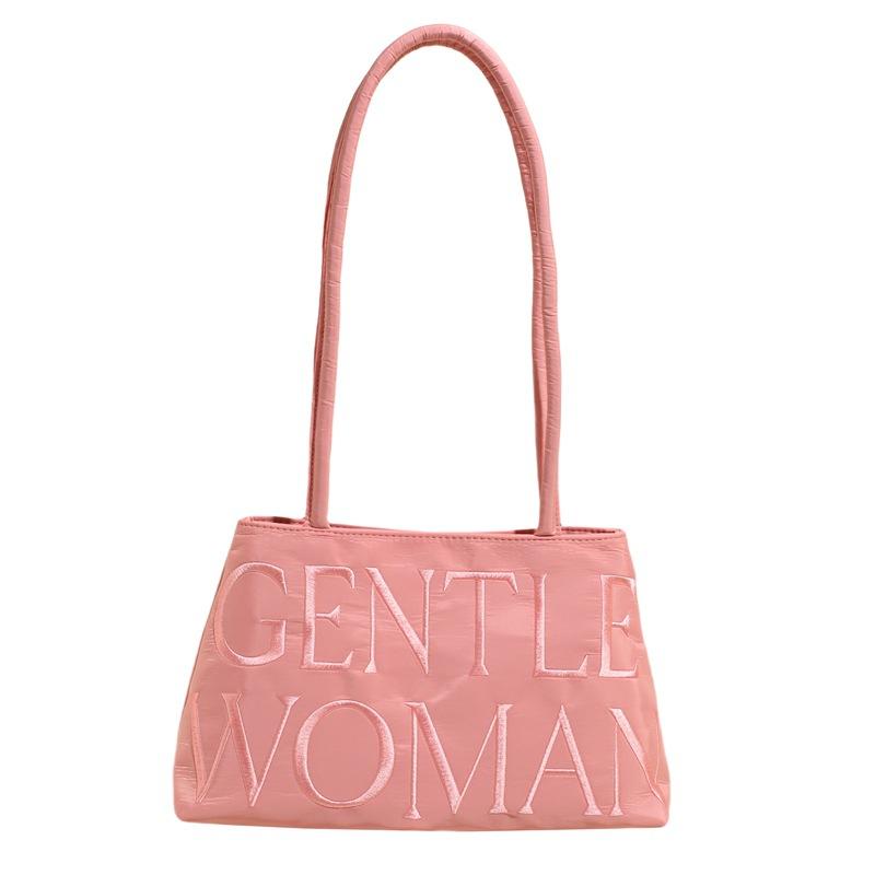 Fashion niche style letter embroidery armpit bag commuter versatile design sense shoulder women s bag